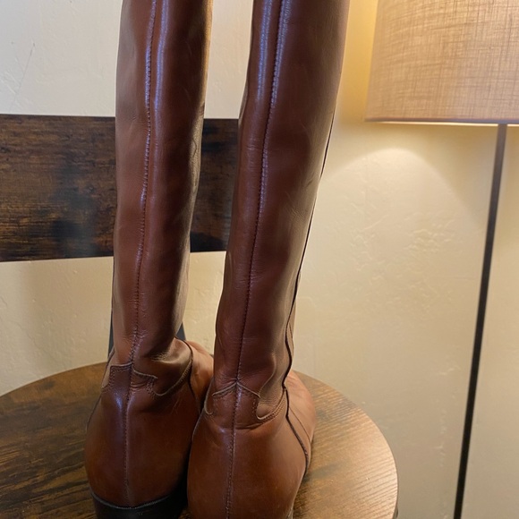 Saks Fifth Avenue Tall Leather Riding Boots - Picture 5 of 8
